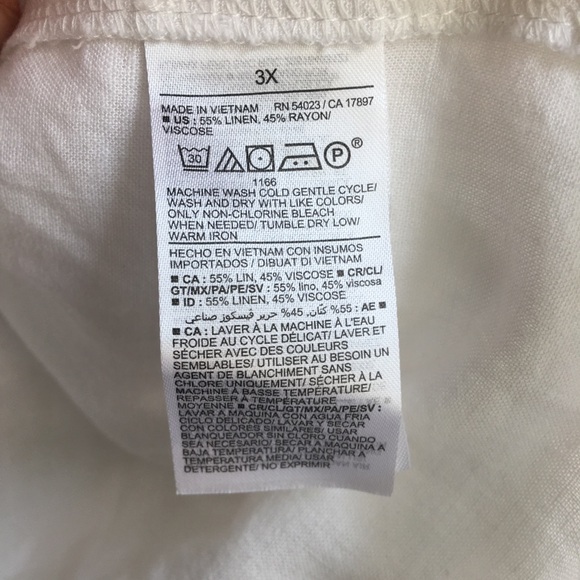 OldNavy White Linen Top - Picture 10 of 14